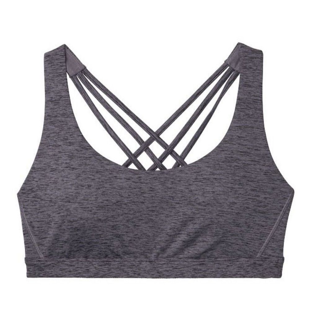 Victorias Secret Essentials Strappy Padded / Removable Padding Sports bra purple